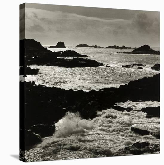 Hell Bay and Bishops Rock Lighthouse, Bryher Scilly Isles-Fay Godwin-Stretched Canvas