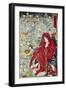 Hell Courtesan, No. 9 in the Series "Kyosai Rakuga"-null-Framed Giclee Print