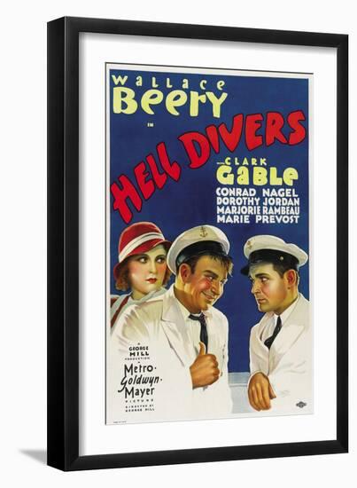 Hell Divers, 1931-null-Framed Giclee Print