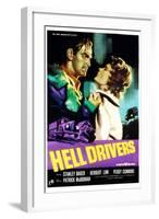 Hell Drivers, Stanley Baker, Peggy Cummins, 1957-null-Framed Art Print