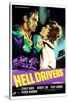 Hell Drivers, Stanley Baker, Peggy Cummins, 1957-null-Stretched Canvas