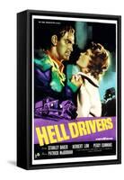 Hell Drivers, Stanley Baker, Peggy Cummins, 1957-null-Framed Stretched Canvas