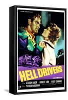 Hell Drivers, Stanley Baker, Peggy Cummins, 1957-null-Framed Stretched Canvas