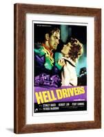 Hell Drivers, Stanley Baker, Peggy Cummins, 1957-null-Framed Art Print