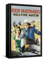Hell-Fire in Austin-null-Framed Stretched Canvas