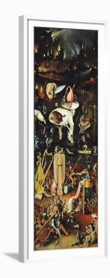 Hell, from Garden of Earthly Delights, Triptych, before 1493, Detail-Hieronymus Bosch-Framed Giclee Print