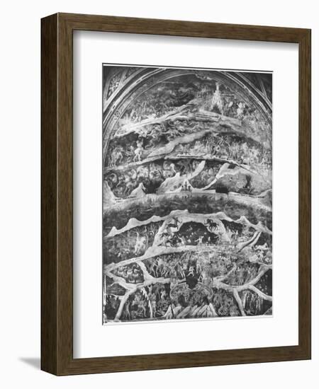 Hell, from 'The Divine Comedy' (Inferno) by Dante Alighieri (1265-1321)-Andrea Di Cione Orcagna-Framed Giclee Print