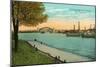 Hell Gate Bridge, East River-null-Mounted Art Print