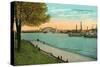 Hell Gate Bridge, East River-null-Stretched Canvas