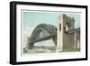 Hell Gate Bridge, New York City-null-Framed Art Print