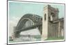 Hell Gate Bridge, New York City-null-Mounted Art Print