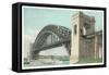 Hell Gate Bridge, New York City-null-Framed Stretched Canvas