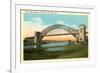 Hell Gate Bridge, New York City-null-Framed Art Print