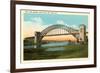 Hell Gate Bridge, New York City-null-Framed Art Print