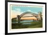 Hell Gate Bridge, New York City-null-Framed Art Print