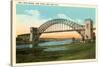 Hell Gate Bridge, New York City-null-Stretched Canvas