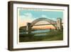 Hell Gate Bridge, New York City-null-Framed Art Print