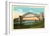 Hell Gate Bridge, New York City-null-Framed Art Print