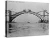 Hell Gate Bridge, New York-null-Stretched Canvas