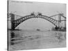 Hell Gate Bridge, New York-null-Stretched Canvas
