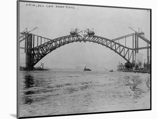 Hell Gate Bridge, New York-null-Mounted Photographic Print