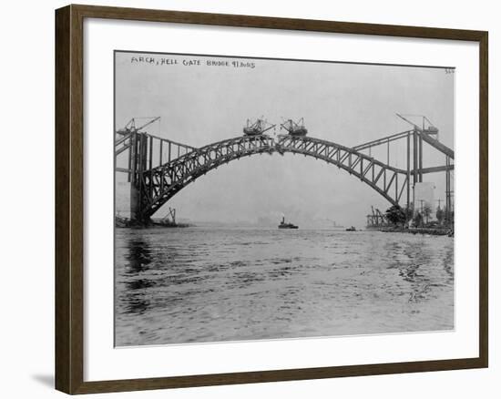 Hell Gate Bridge, New York-null-Framed Photographic Print