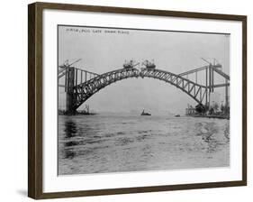 Hell Gate Bridge, New York-null-Framed Photographic Print