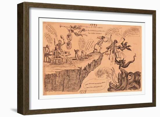 Hell in Triumph or the Devil Has Got His Own-null-Framed Giclee Print