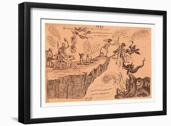 Hell in Triumph or the Devil Has Got His Own-null-Framed Giclee Print