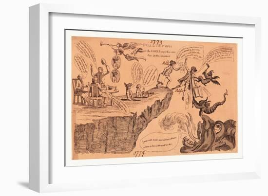 Hell in Triumph or the Devil Has Got His Own-null-Framed Giclee Print