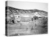 Hell on Wheels' Town in Bear River, Nebraska, 1860S (B/W Photo)-American Photographer-Stretched Canvas
