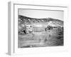 Hell on Wheels' Town in Bear River, Nebraska, 1860S (B/W Photo)-American Photographer-Framed Giclee Print