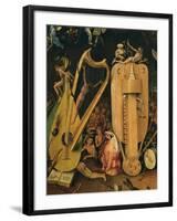 Hell, Right-Hand Panel of the Garden of Earthly Delights, C. 1503-04 Triptych (Detail)-Hieronymus Bosch-Framed Giclee Print