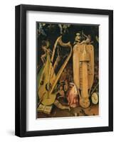 Hell, Right-Hand Panel of the Garden of Earthly Delights, C. 1503-04 Triptych (Detail)-Hieronymus Bosch-Framed Premium Giclee Print