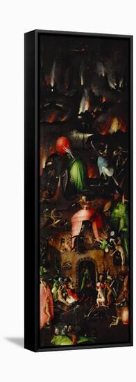 Hell, Right Wing of the Last Judgment Triptych-Hieronymus Bosch-Framed Stretched Canvas