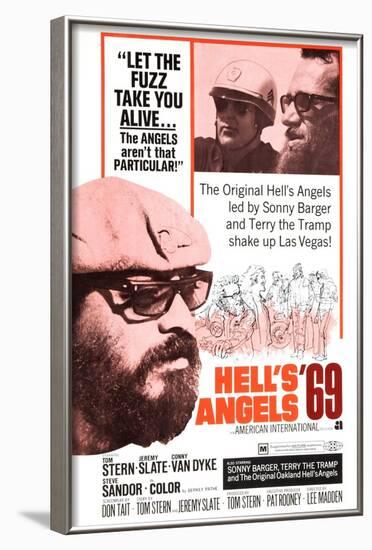 Hell's Angels '69, Sonny Barger, 1969-null-Framed Art Print