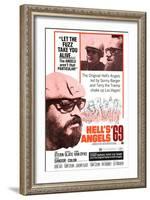 Hell's Angels '69, Sonny Barger, 1969-null-Framed Art Print