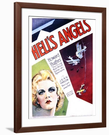 Hell's Angels - Movie Poster Reproduction-null-Framed Photo