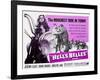 HELL'S BELLES, Jocelyn Lane (left), center from left: Jeremy Slate, Jocelyn Lane, Adam Roarke, 1970-null-Framed Art Print