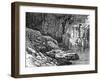 Hell's Gate Canyon, Fraser River, 1882-null-Framed Art Print