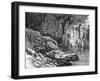 Hell's Gate Canyon, Fraser River, 1882-null-Framed Art Print
