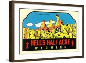 Hell's Half Acre Decal-null-Framed Art Print