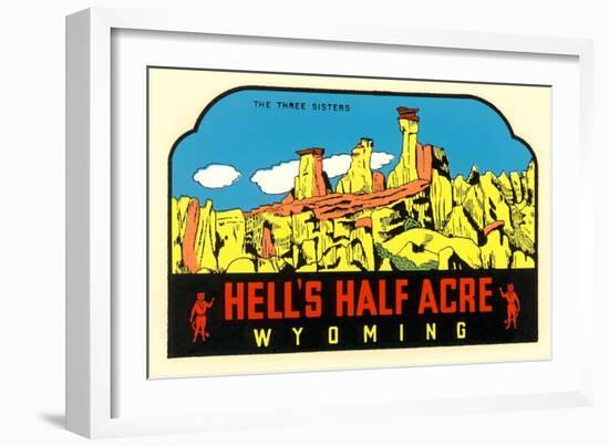 Hell's Half Acre Decal-null-Framed Art Print