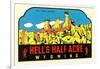 Hell's Half Acre Decal-null-Framed Art Print