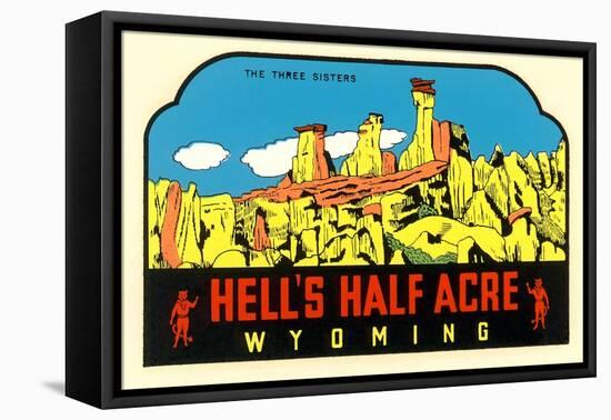 Hell's Half Acre Decal-null-Framed Stretched Canvas