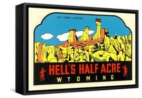 Hell's Half Acre Decal-null-Framed Stretched Canvas