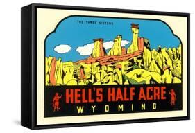 Hell's Half Acre Decal-null-Framed Stretched Canvas
