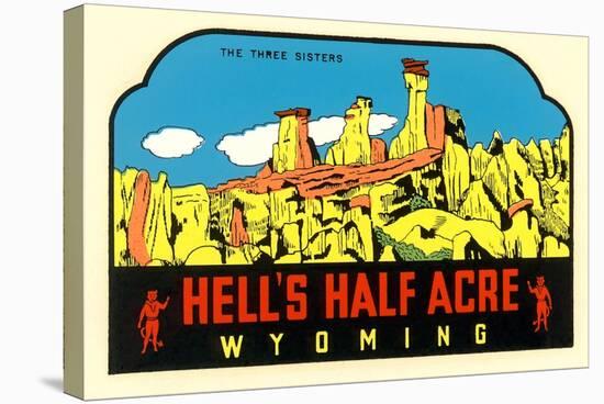 Hell's Half Acre Decal-null-Stretched Canvas