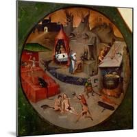 Hell, Tondo, Detail from the Panel of the Seven Deadly Sins-Hieronymus Bosch-Mounted Giclee Print