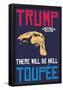 Hell Toupee 2016 (Navy)-null-Framed Poster